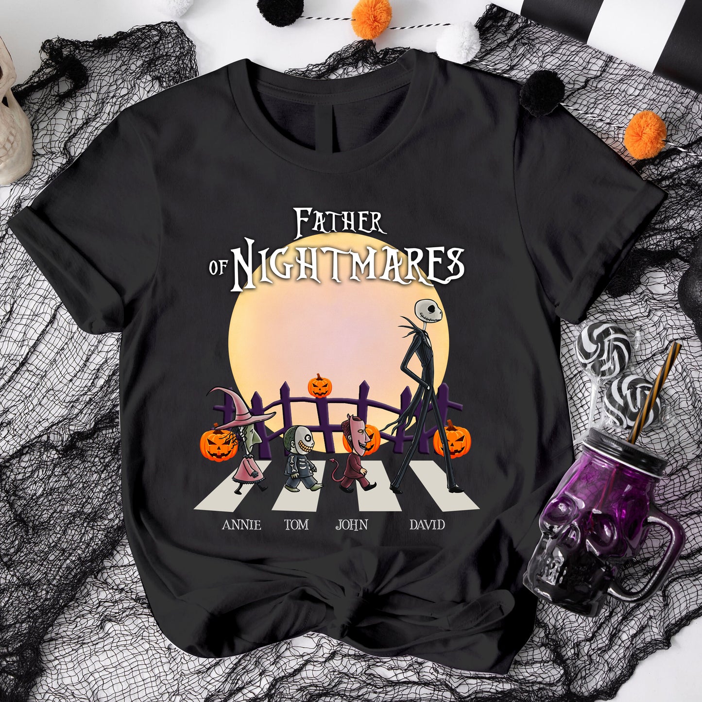 Father Of Nightmares - Personalized Unisex T-Shirt, Hoodie, Sweatshirt - Halloween Gift