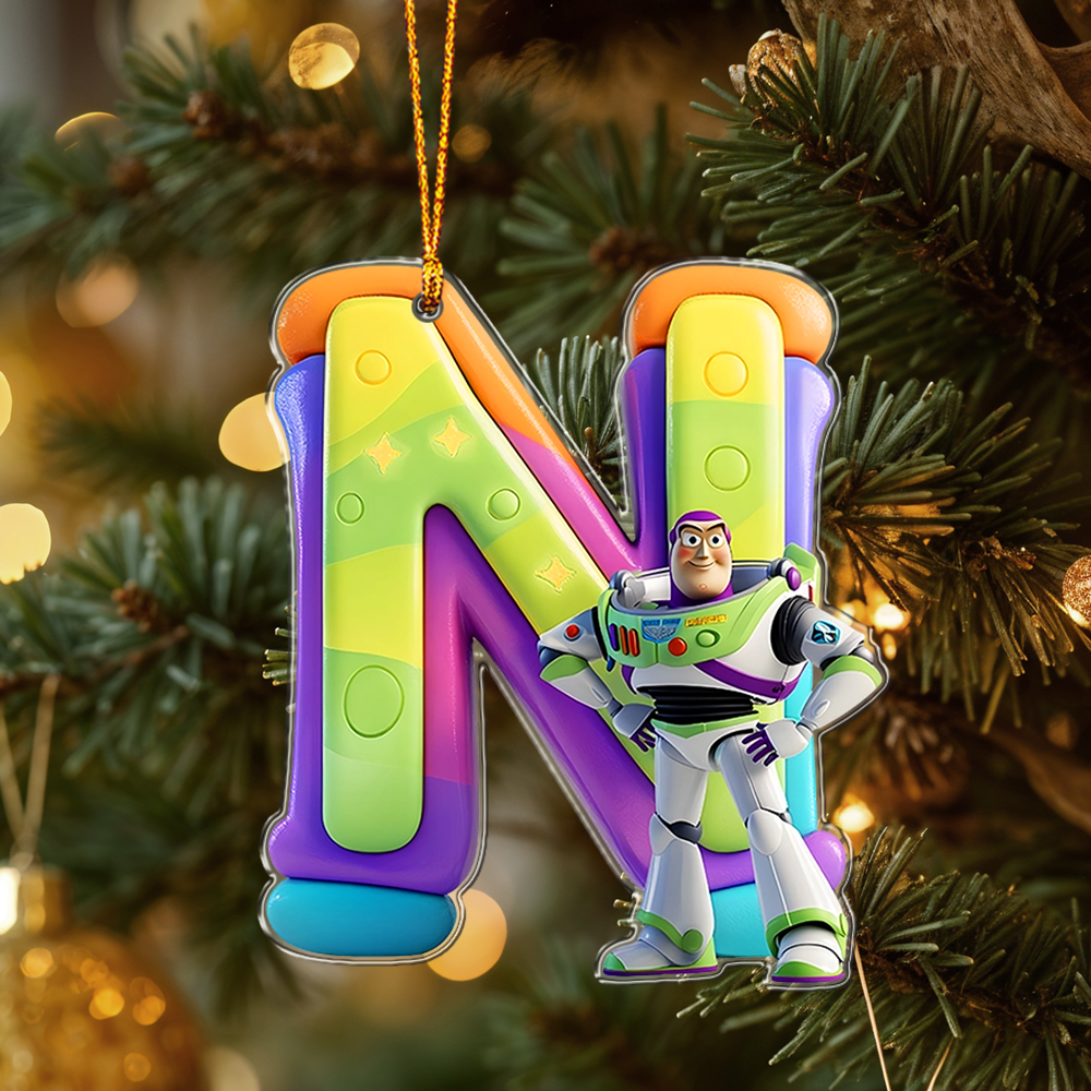 Cute Toy Letter - Personalized Kid Ornament 01nath011124