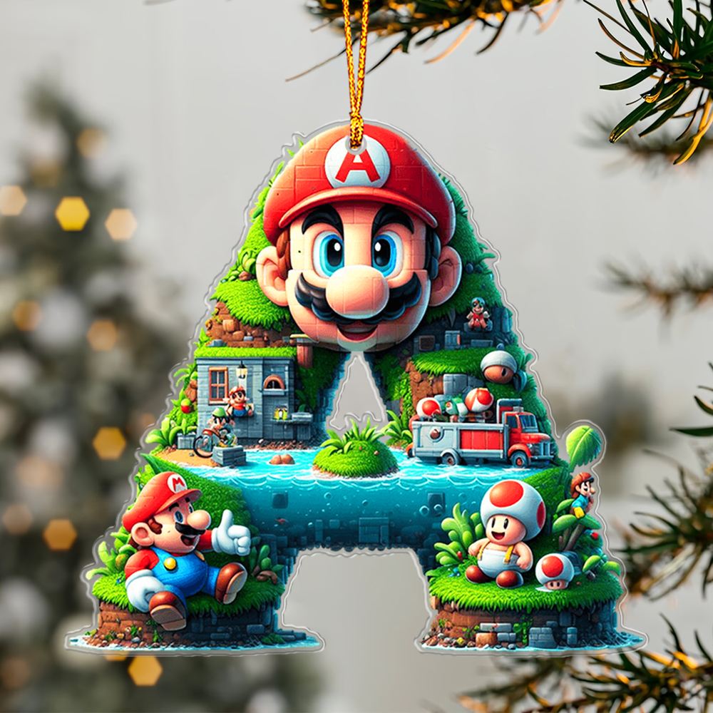 Merry Christmas - Personalized Super Plumber Ornament 04nath301024