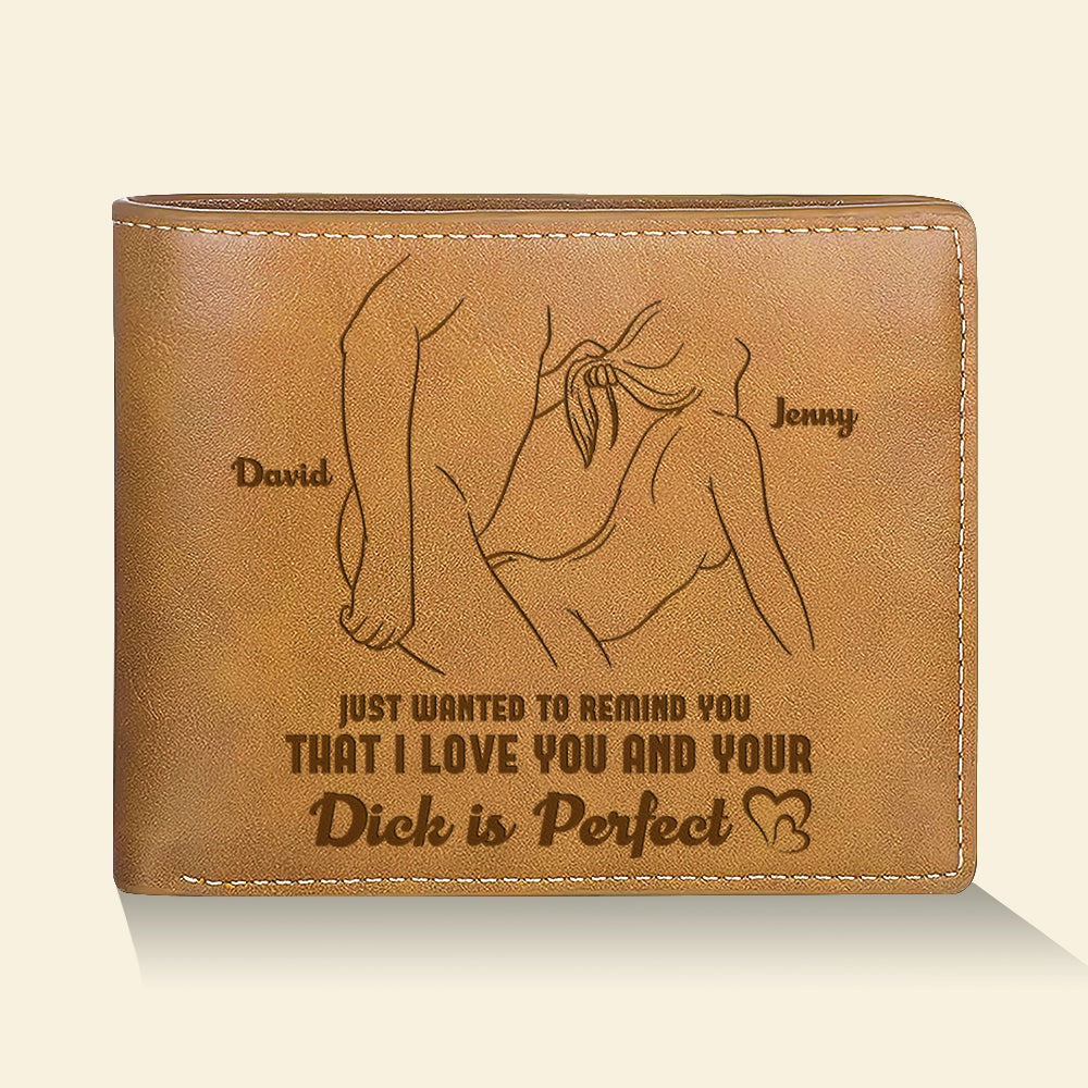 Personalized Gifts For Couple PU Leather Wallet