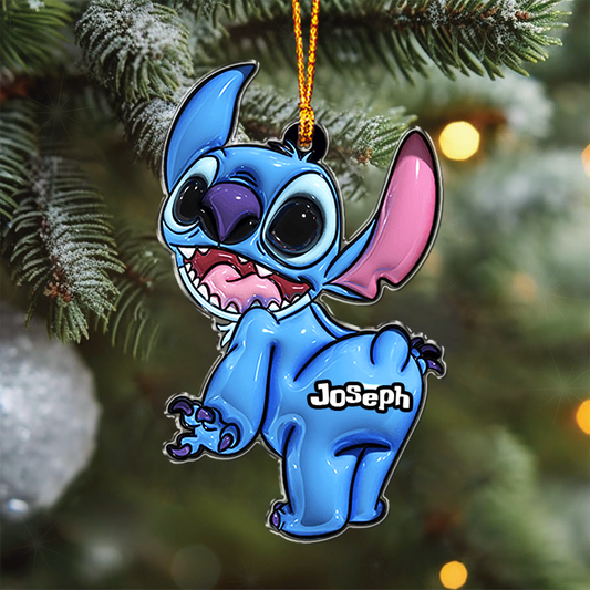 Ohana Means Family - Personalized Ohana Car Ornament