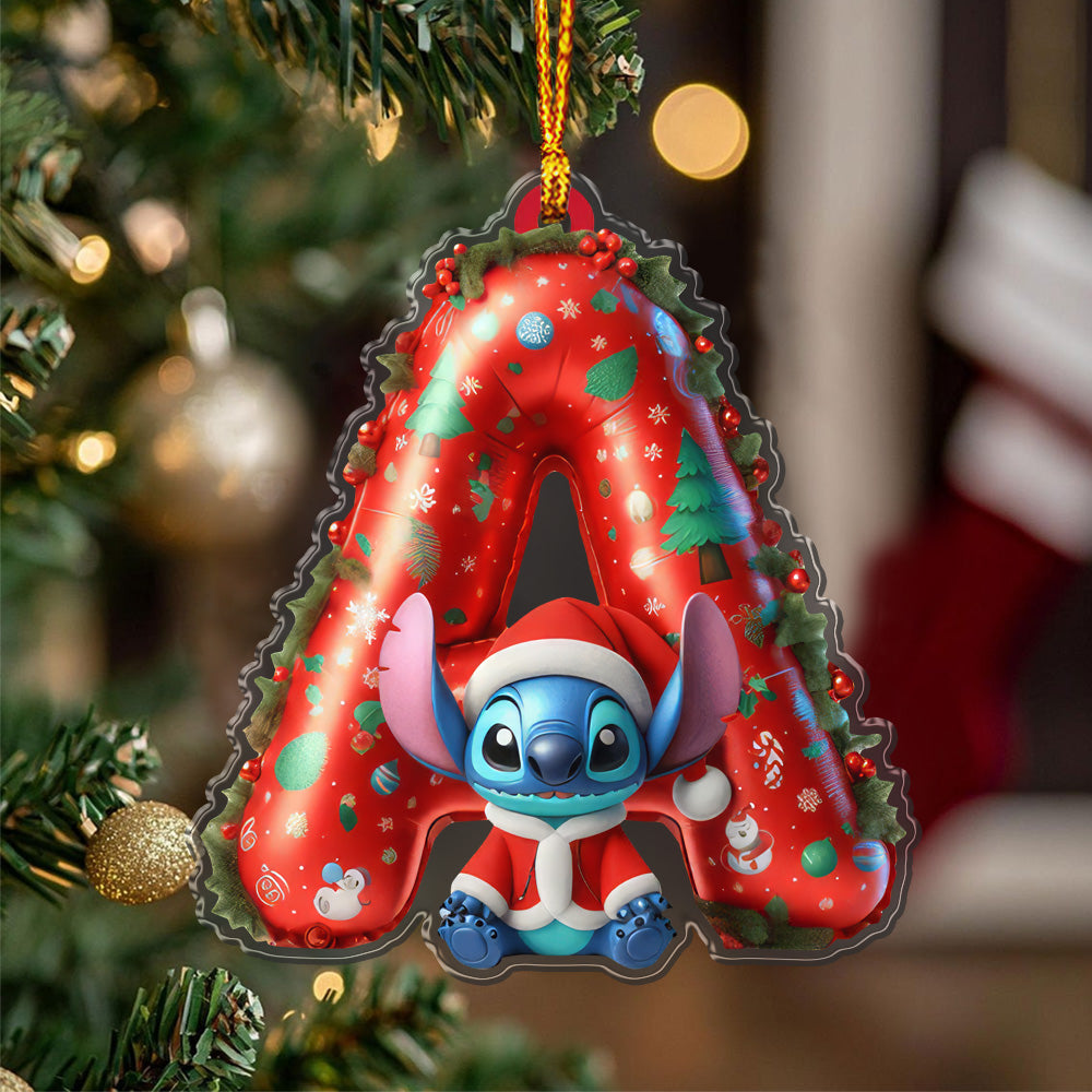 Merry Stitchmas - Personalized Ohana Ornament