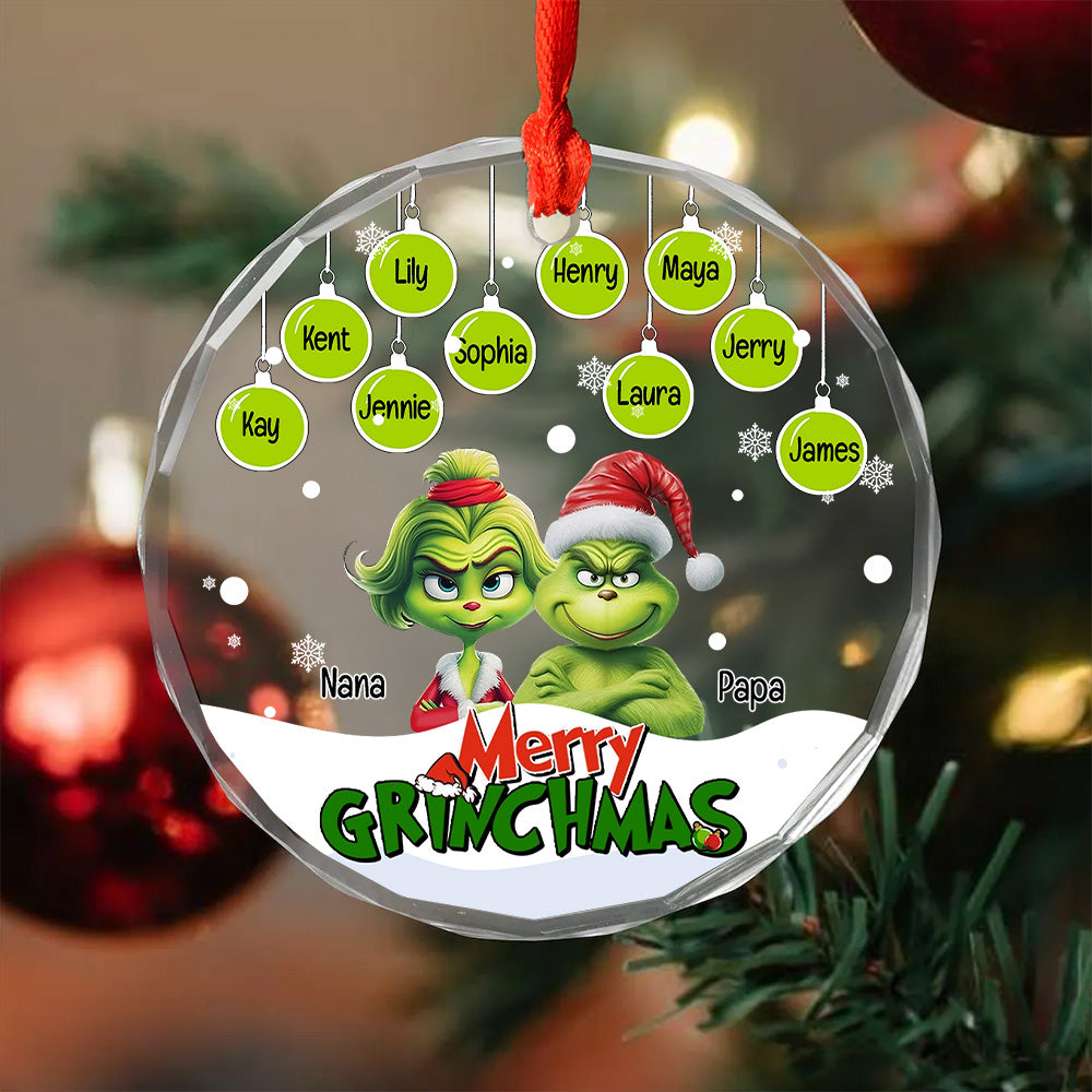 Monster Family Ornament - Personalized Gifts For Family 09naqg081124