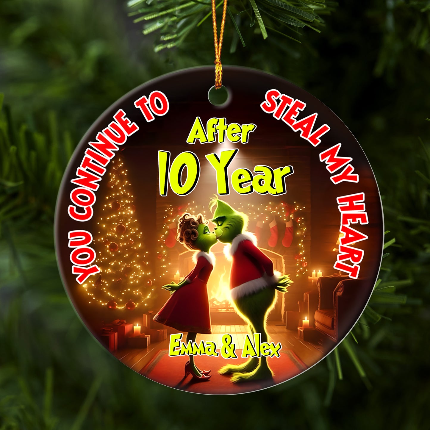 Personalized Gifts For Couple Christmas Ornament 09napg231024