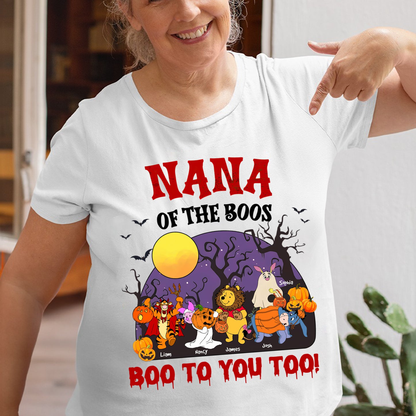 Personalized Gifts For Grandma Halloween Shirt