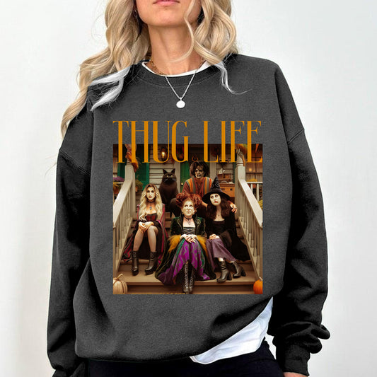 Retro Halloween Witches - Personalized Unisex T-Shirt, Hoodie, Sweatshirt - Halloween Shirt For Fan