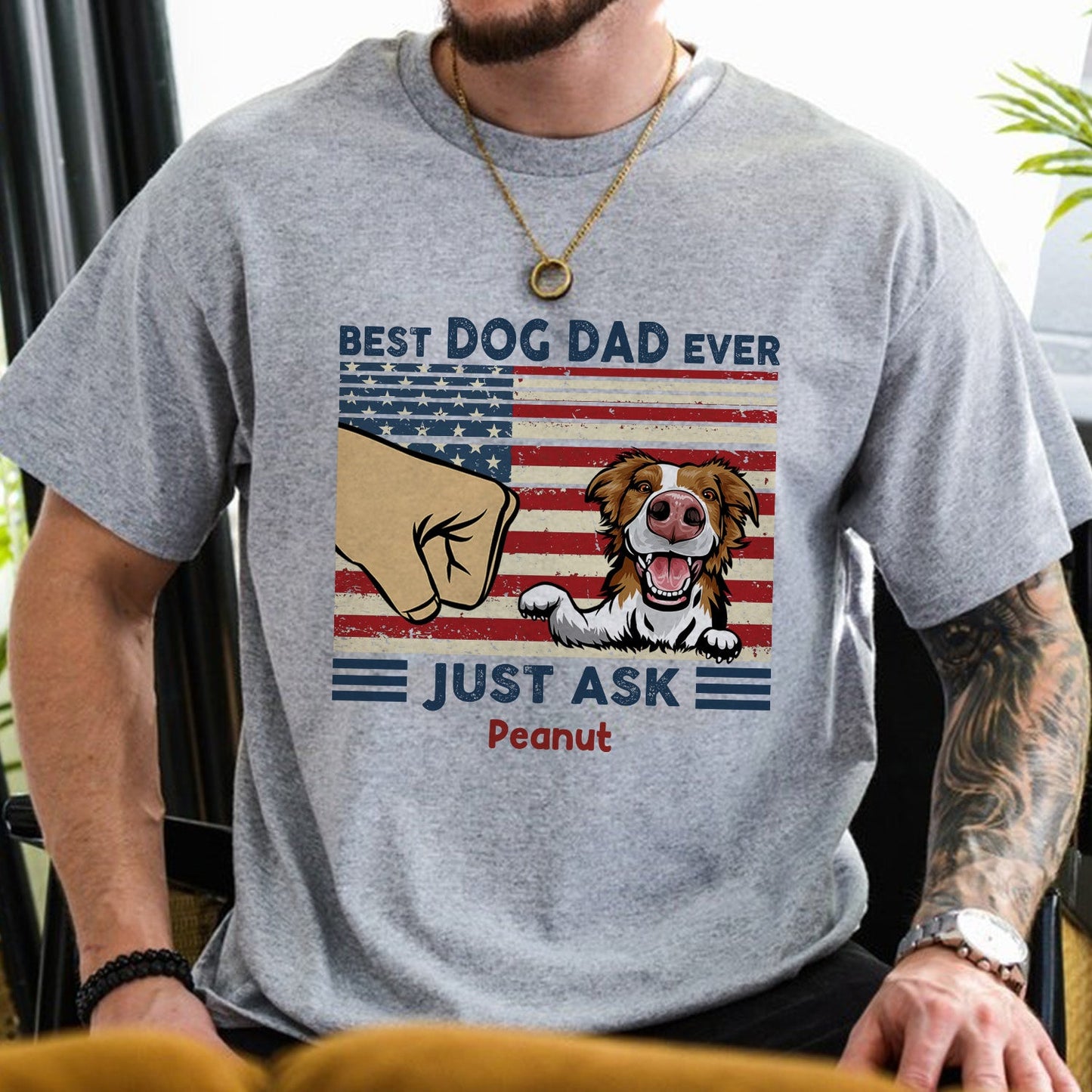 Best Dog Dad Mom Independence Day 4th Of July Personalized Shirt