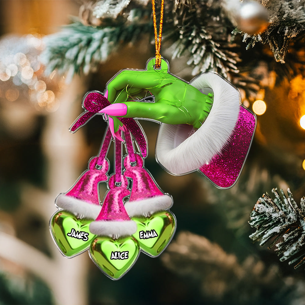 Merry Grinchmas - Personalized Stole Christmas Ornament