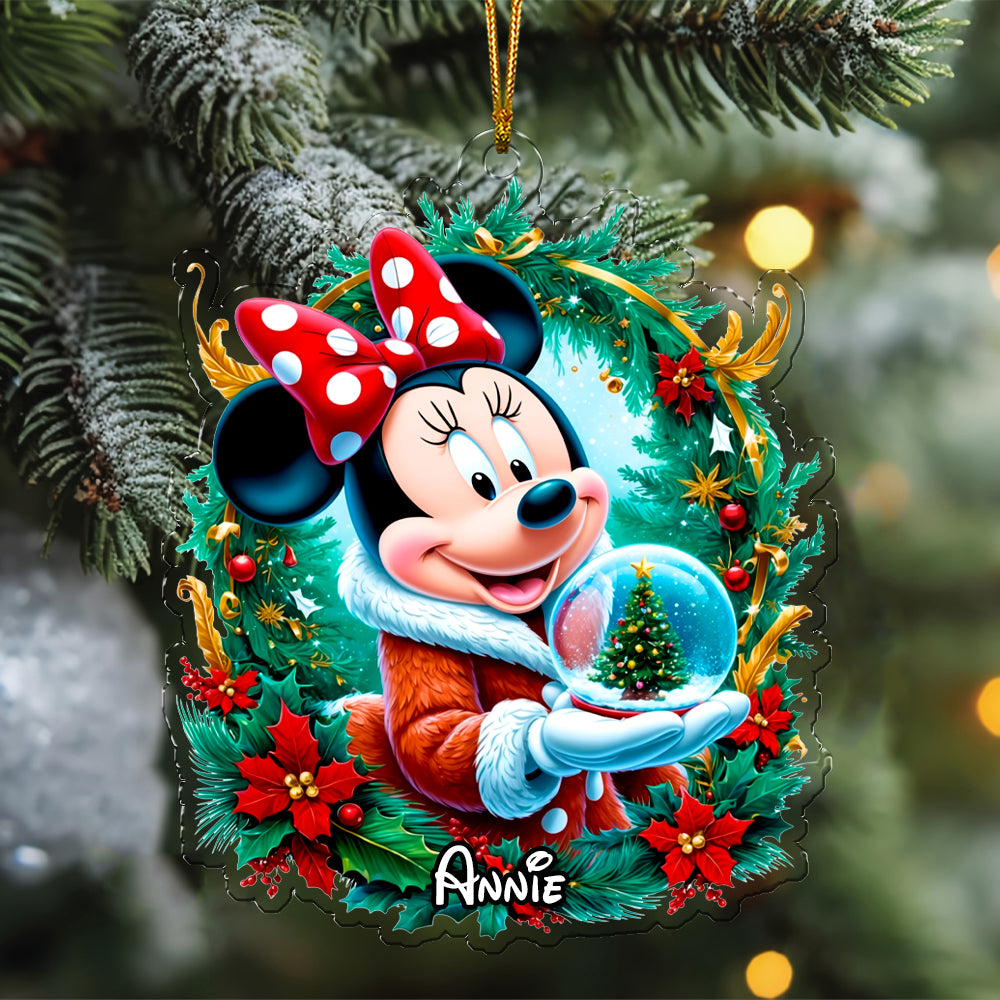 Personalized Xmas Mouse Ornament 02naqg291124