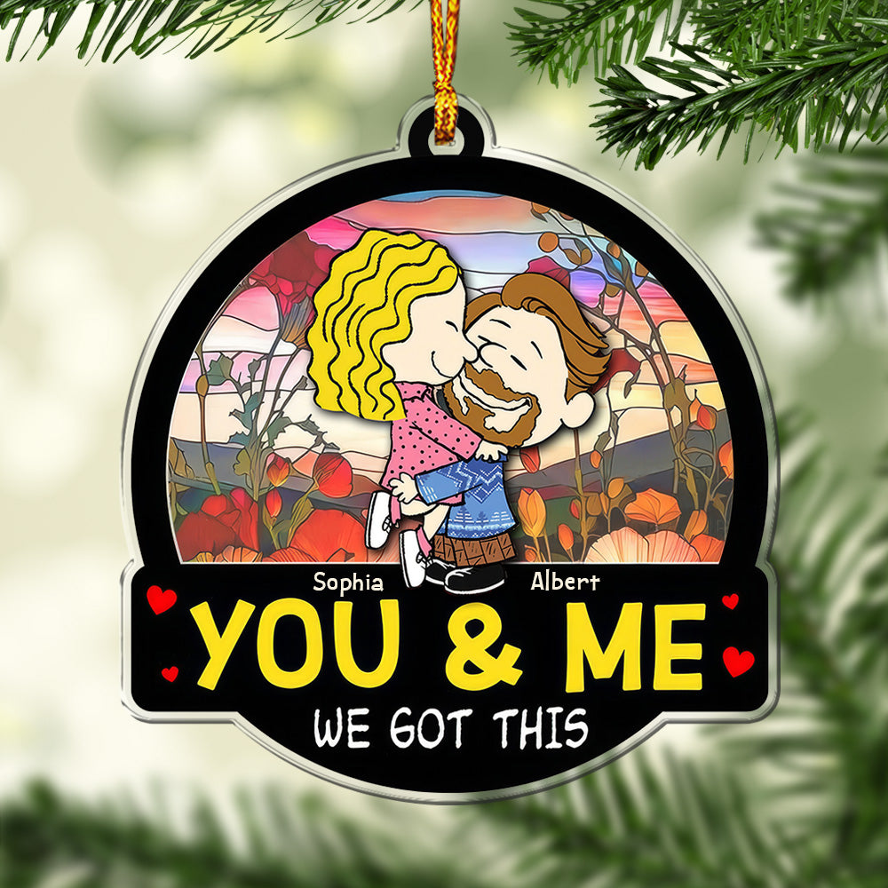 Romantic Couple - Personalized Ornament 03naqg061124