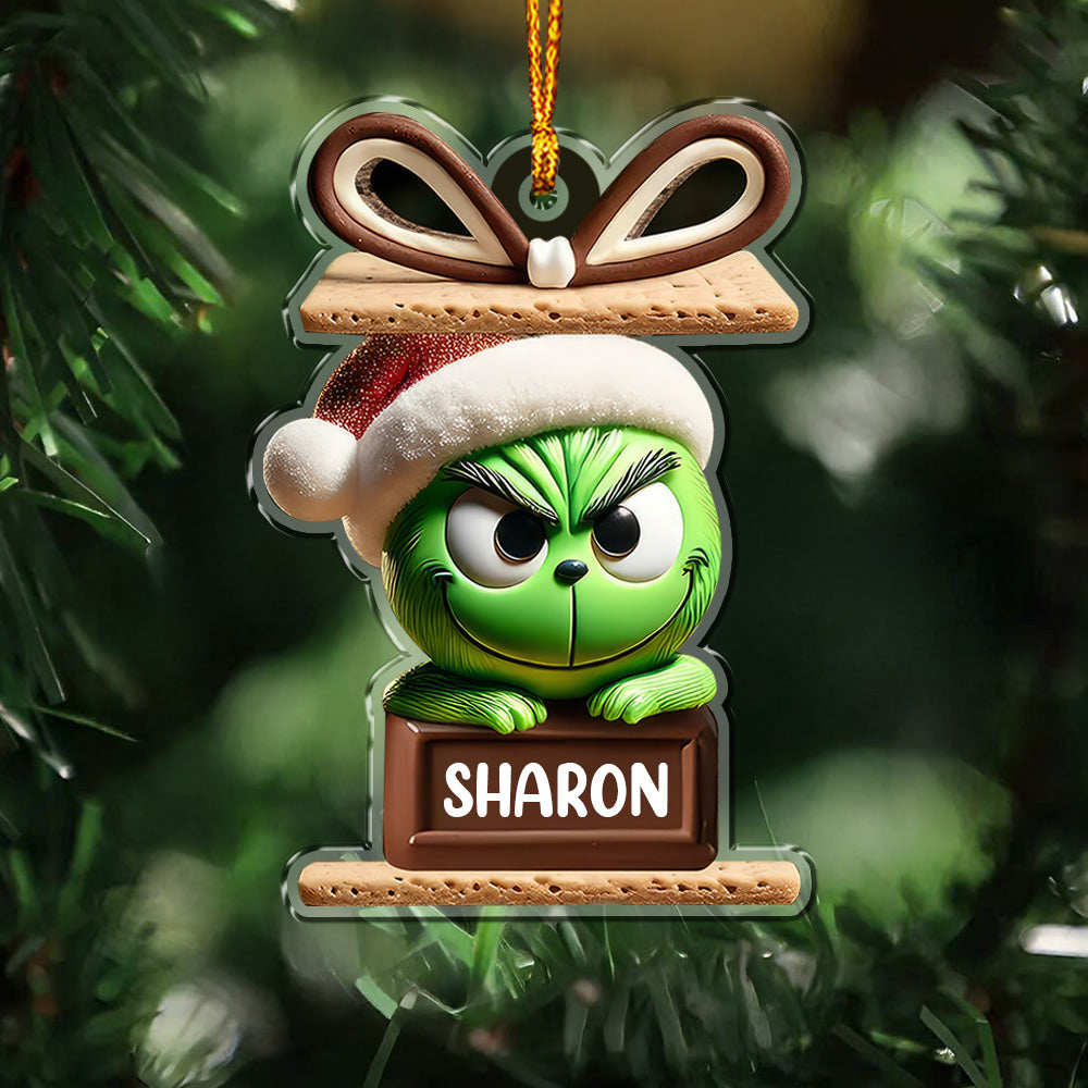 Merry Grinchmas Gifts For Family, Friends, Coworkers - Personalized Stole Christmas Freestanding Wood Plaque 05naqg251124