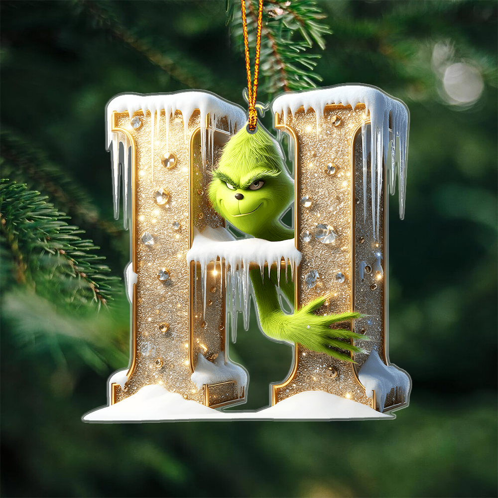 Green Monster Ornament - Personalized Ornament