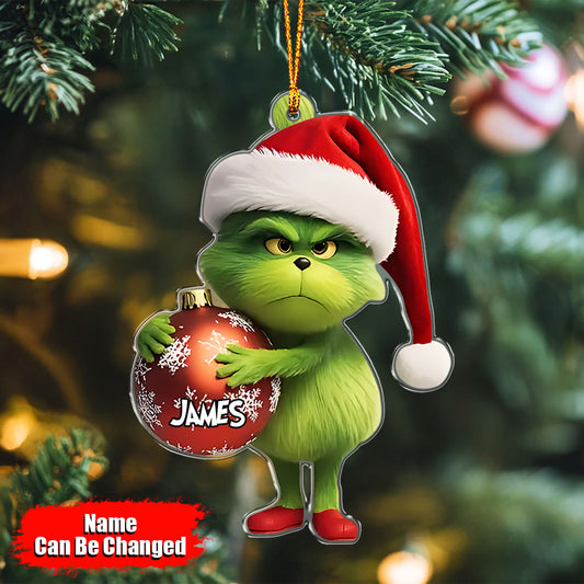 Green Character Christmas - Personalized Ornament 01nath071124