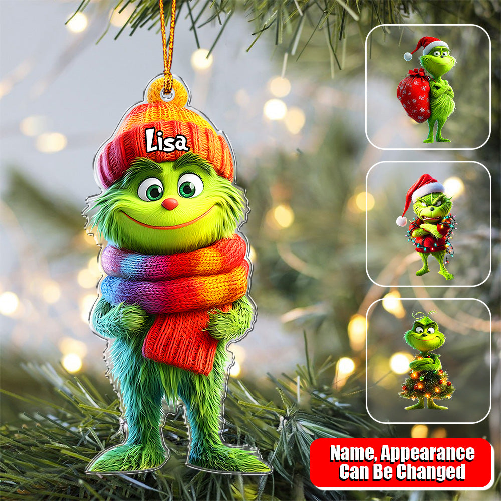 Cute Green - Personalized Ornament 02nath211124