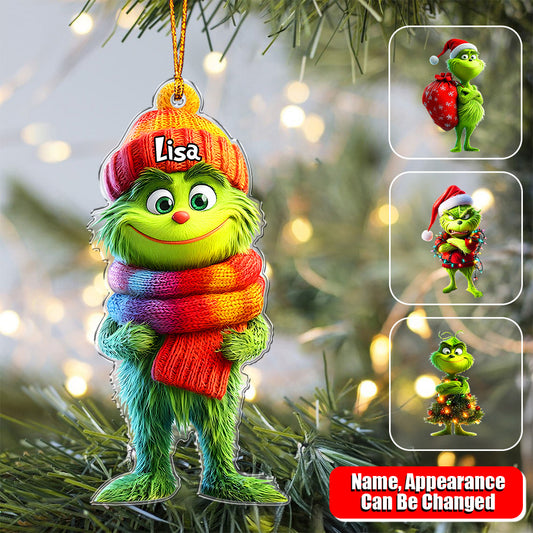 Cute Green - Personalized Ornament 02nath211124