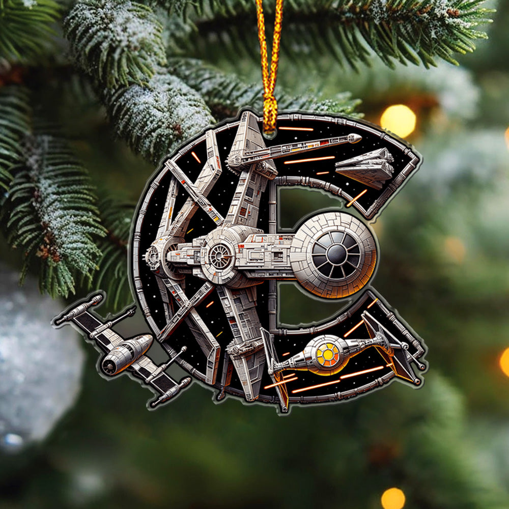 The Force Letter - Personalized The Force Ornament