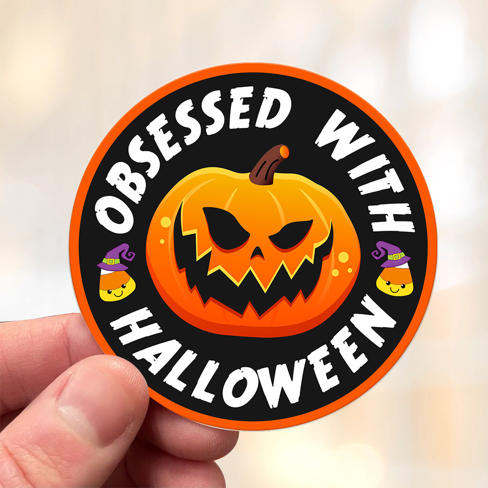 Obsessed with Halloween Sticker