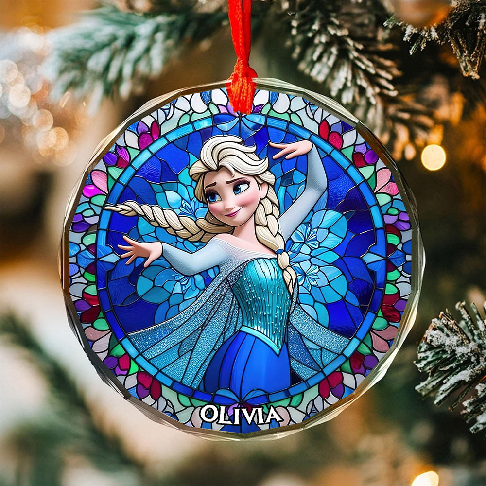 Personalized Gifts For Magical World Fan Stained Glass Ornament, Best Suncatcher Ever