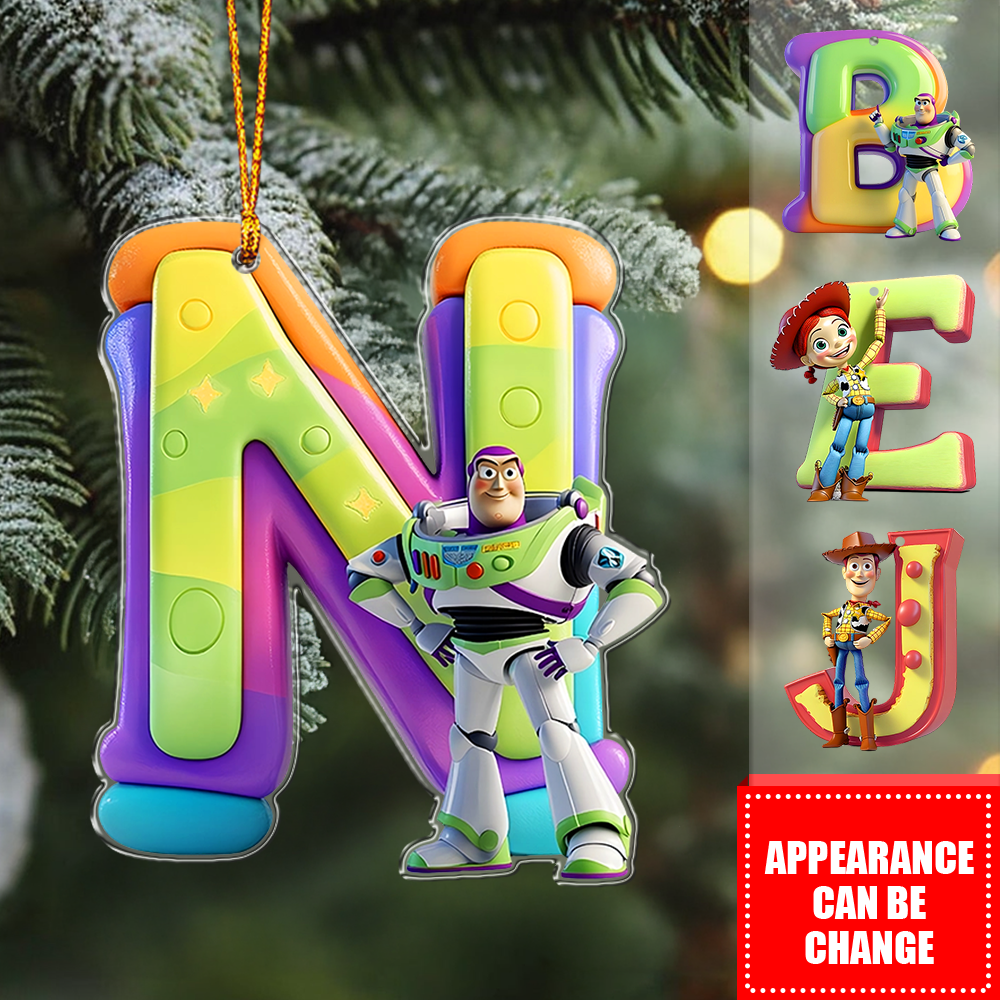 Cute Toy Letter - Personalized Kid Ornament 01nath011124