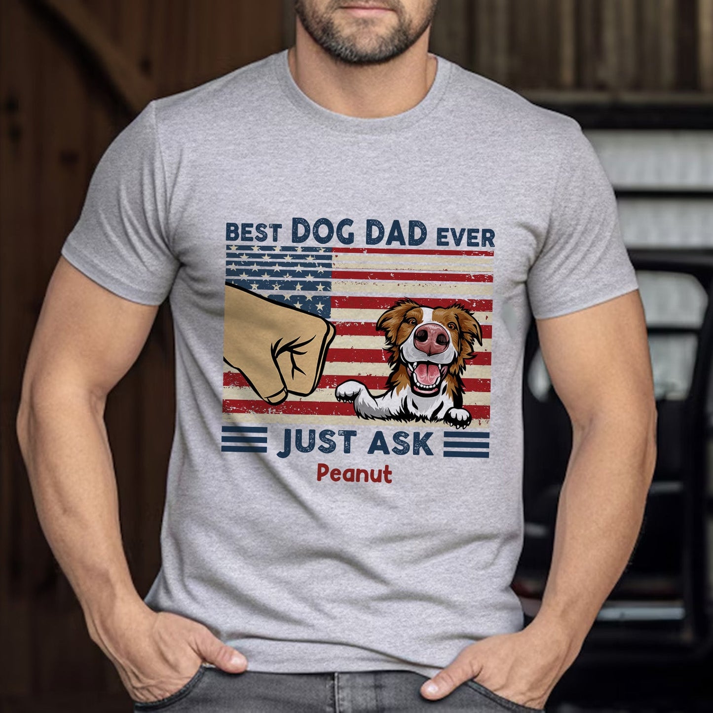 Best Dog Dad Mom Independence Day 4th Of July Personalized Shirt