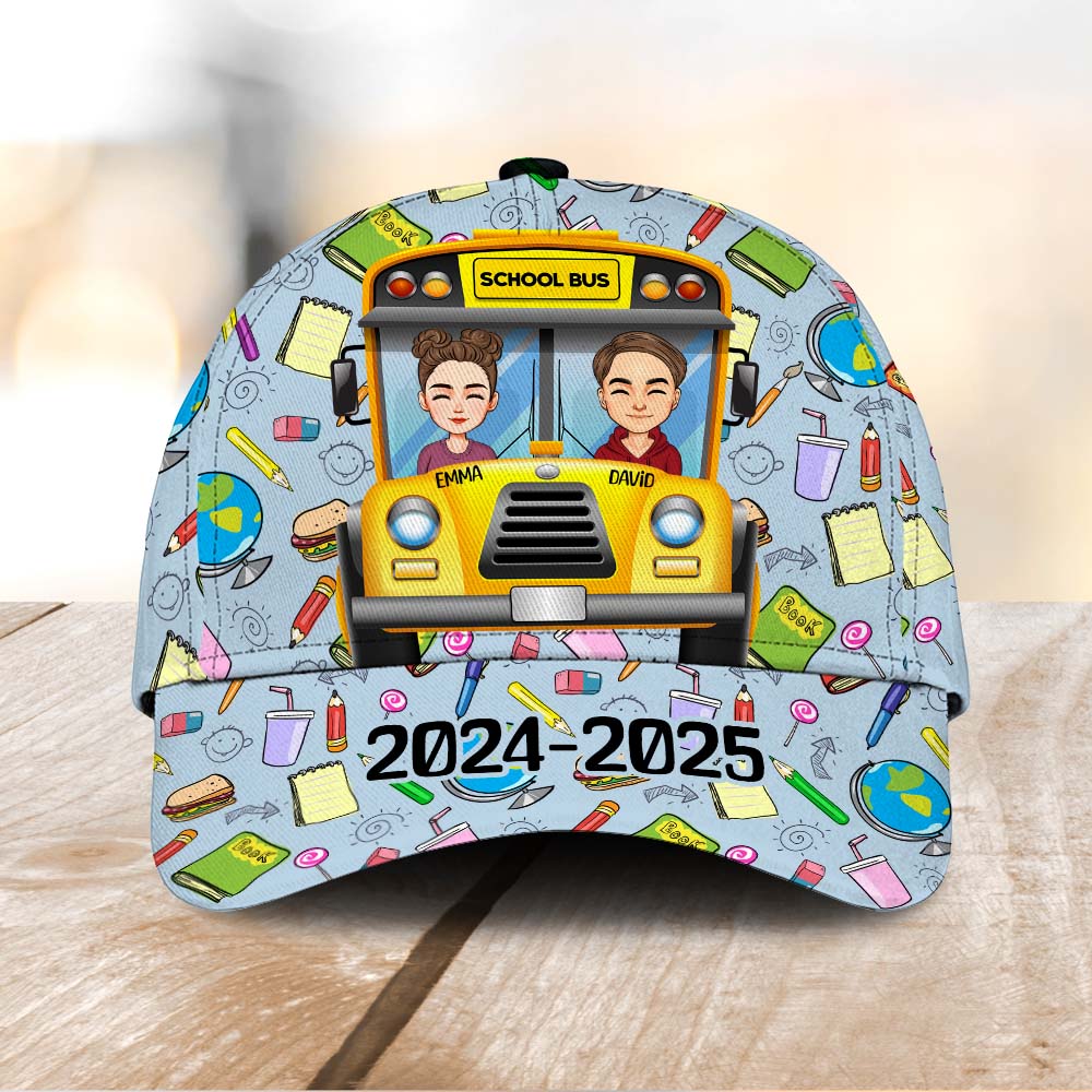 Custom School Bus Cap - Back To School 2024