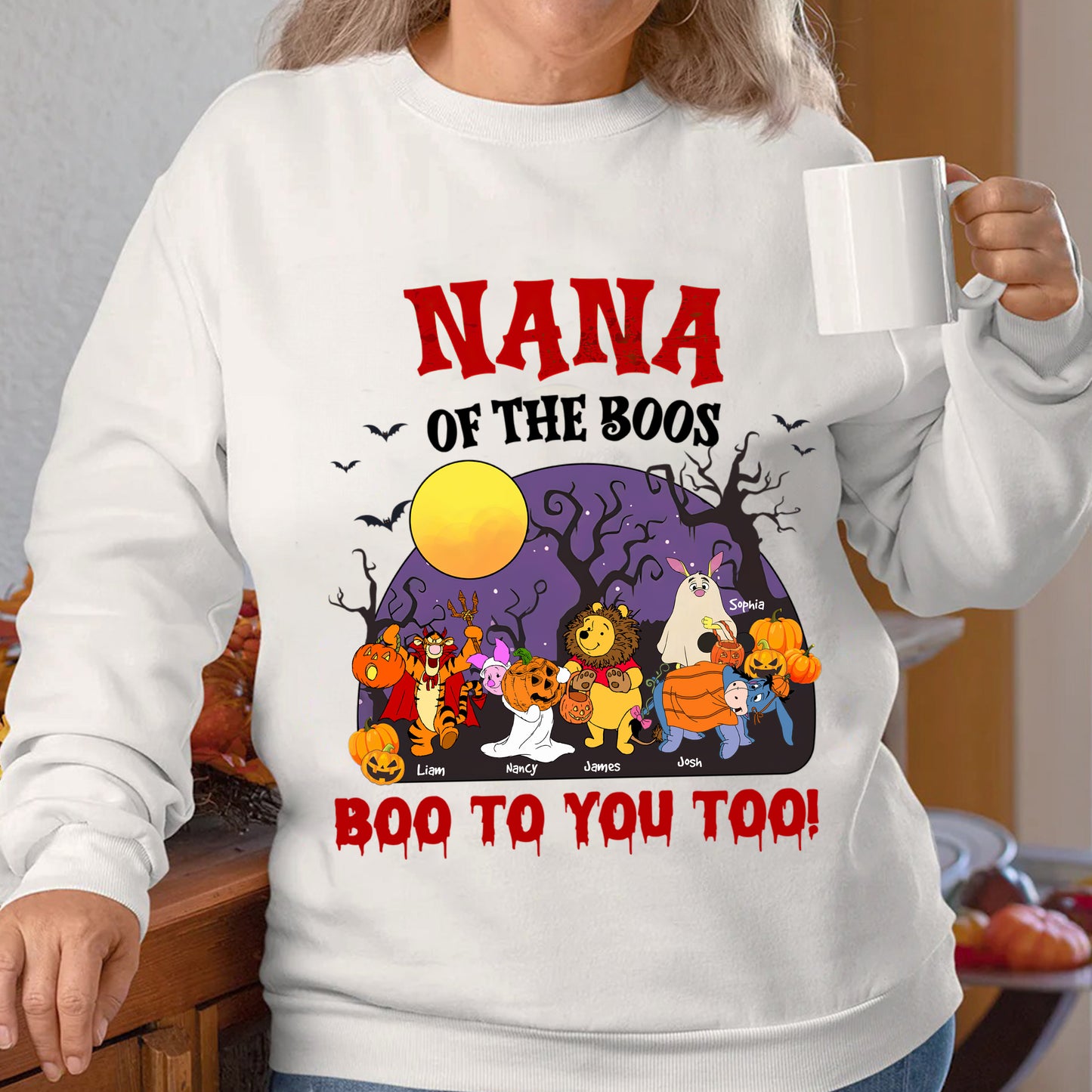 Personalized Gifts For Grandma Halloween Shirt