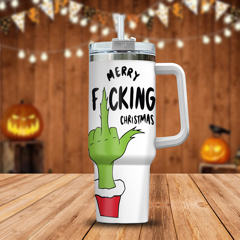 Drink Up Grinches Insulated Holiday Tumbler