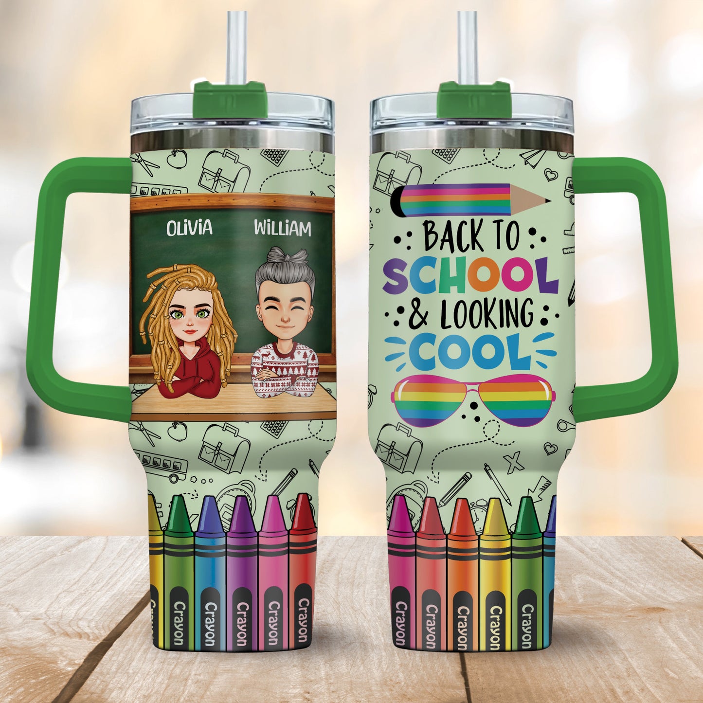 Personalized Tumbler Back To School