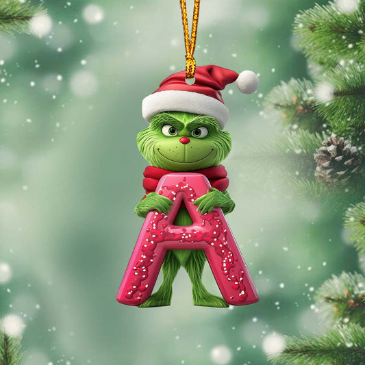 Merry Grinchmas - Personalized Stole Christmas Ornament