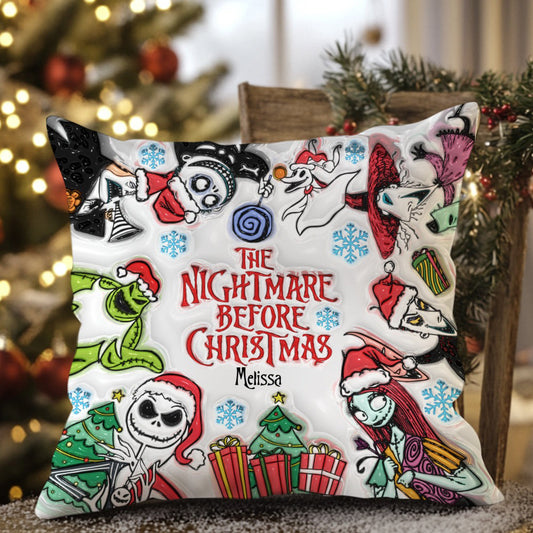 The Nightmare Before Christmas - Personalized Nightmare Throw Pillow