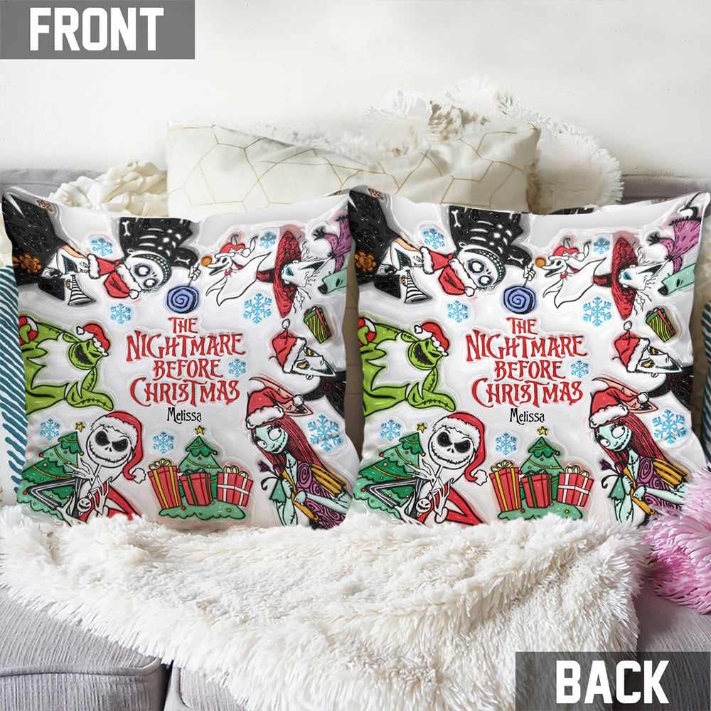 The Nightmare Before Christmas - Personalized Nightmare Throw Pillow