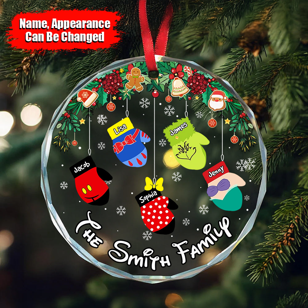 Christmas Family Stocking - Personalized Name & Appearance 01nath051124