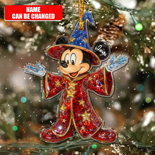 Cute Mouse Ears - Personalized Mouse Transparent Car Ornament 01naqg181124