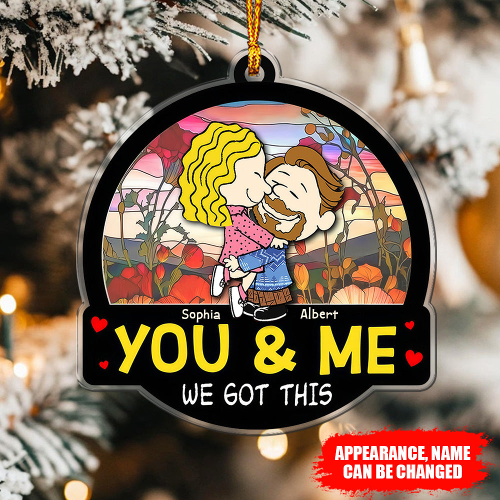 Romantic Couple - Personalized Ornament 03naqg061124