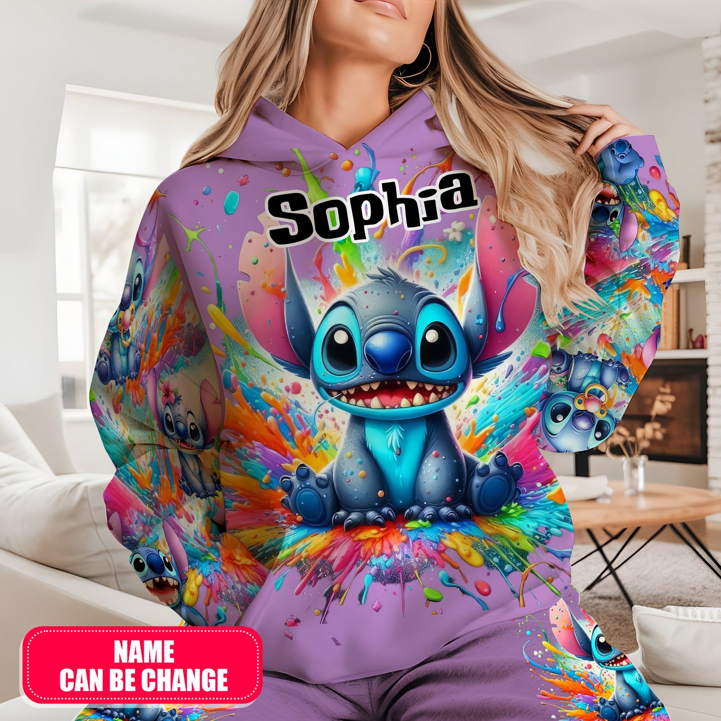 Colorful Ohana - Personalized Ohana Hoodie and Sweatpants 01naqg141224