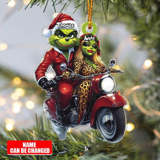 Grinchmas Couple - Personalized Ornament 07naqg271124