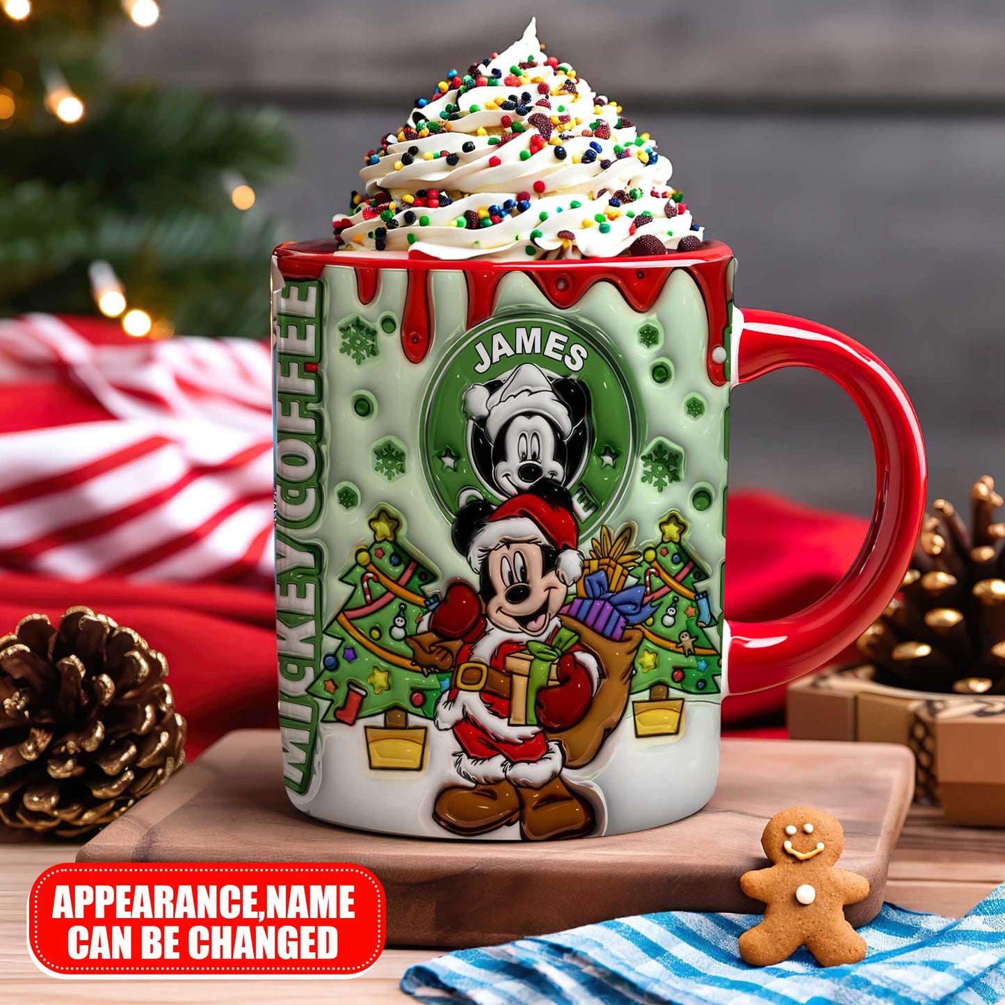 Magical Christmas - Personalized Mouse Accent Mug