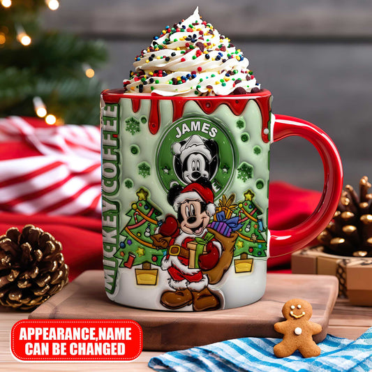 Magical Christmas - Personalized Mouse Accent Mug