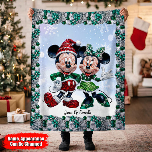 Magic Couple - Personalized Mouse Quilt Set 02nath271124