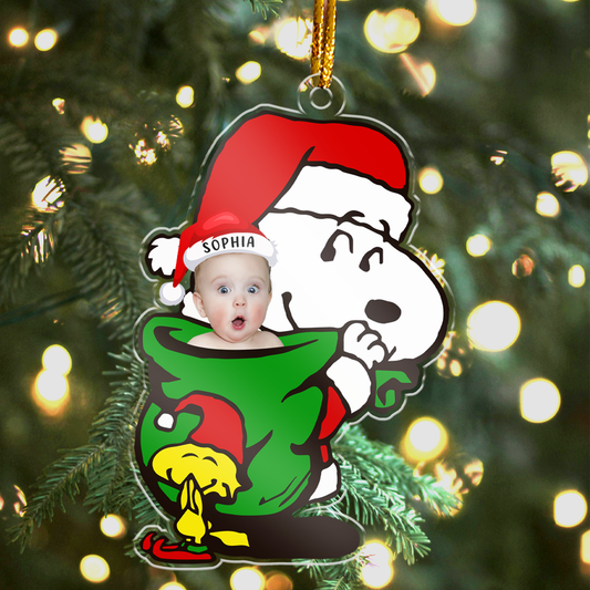 Custom Photo Kid Christmas Ornament Gift For Kid