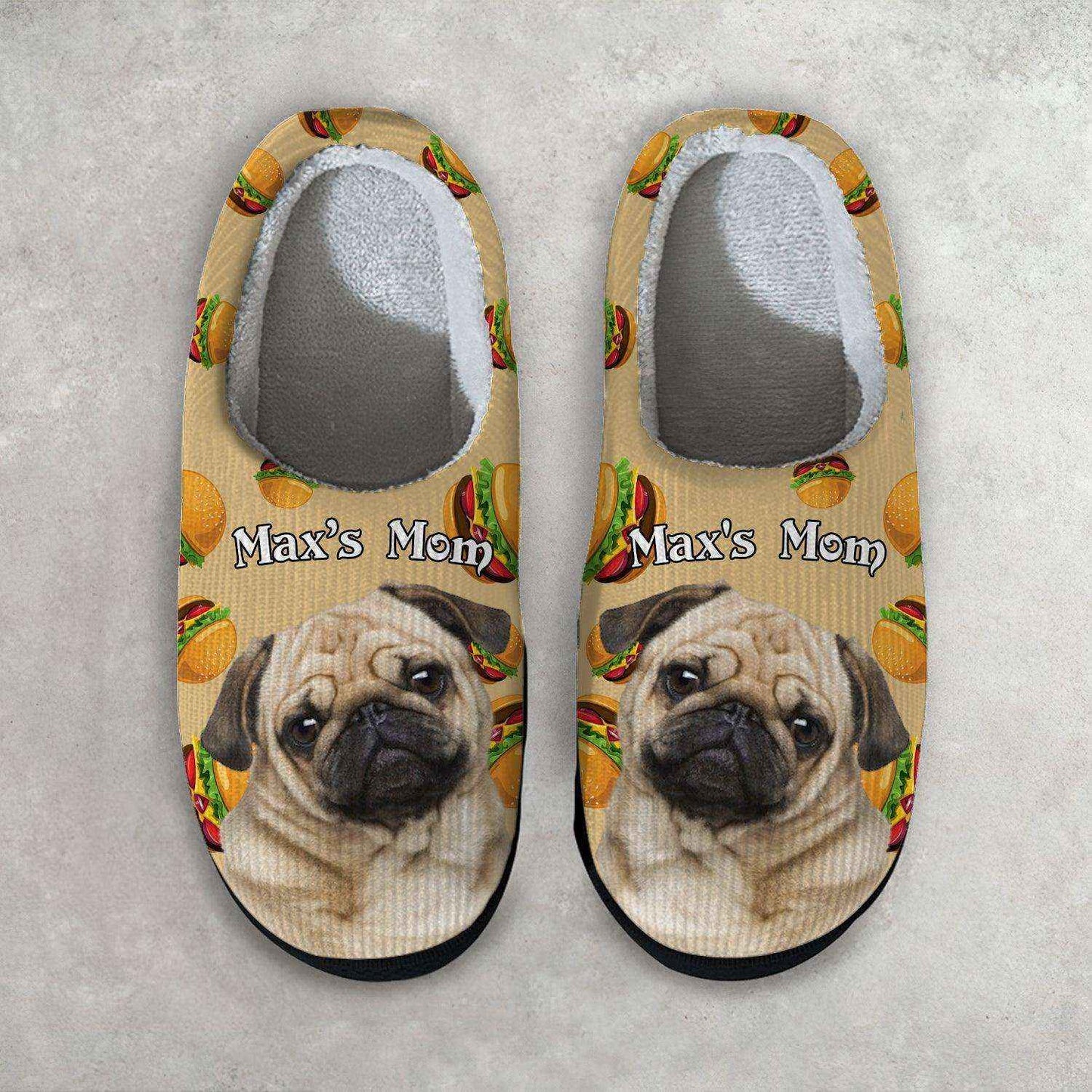 Custom Photo Dog Cat Plush Slippers 888683 - Demiq Ecommerce