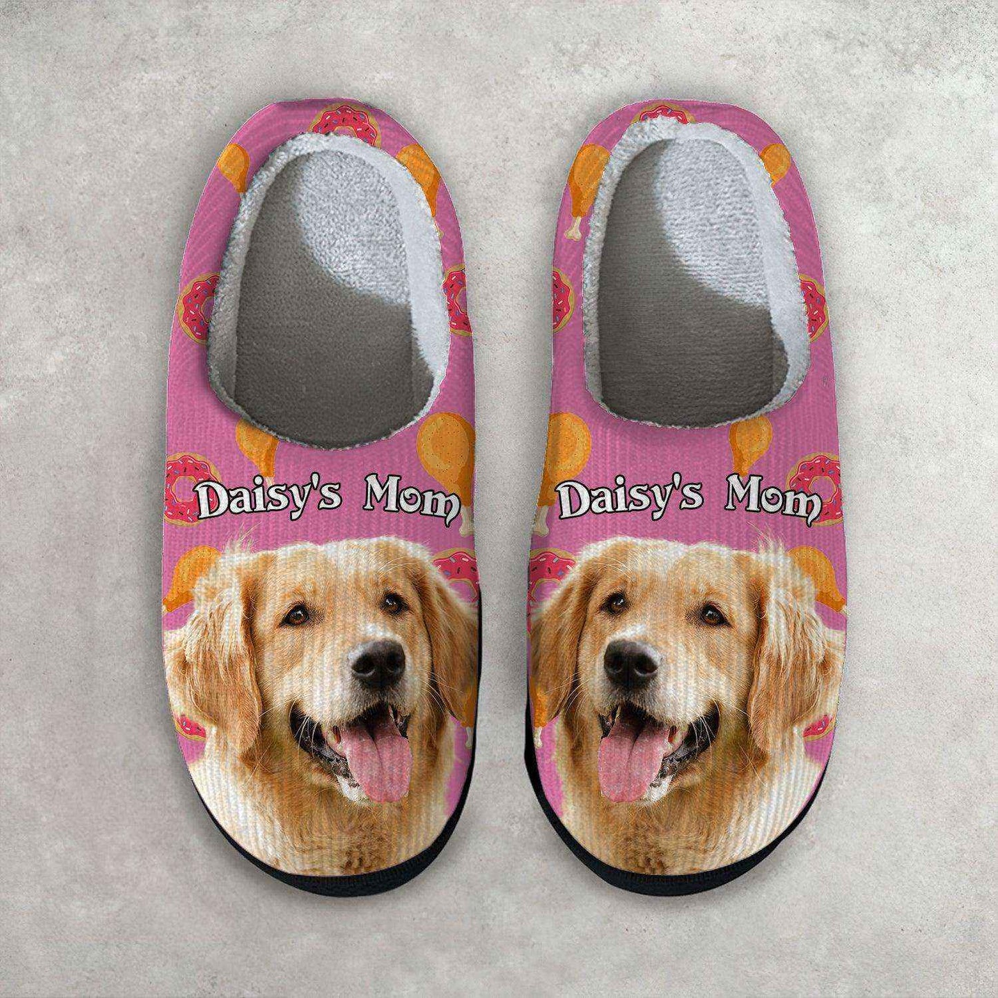 Custom Photo Dog Cat Plush Slippers 888683 - Demiq Ecommerce