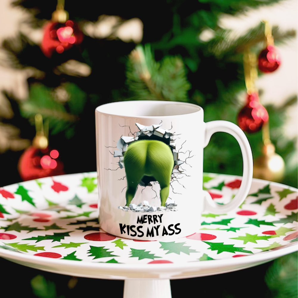 Merry Kiss My Ass - Personalized Coffee Mug 06nami031024