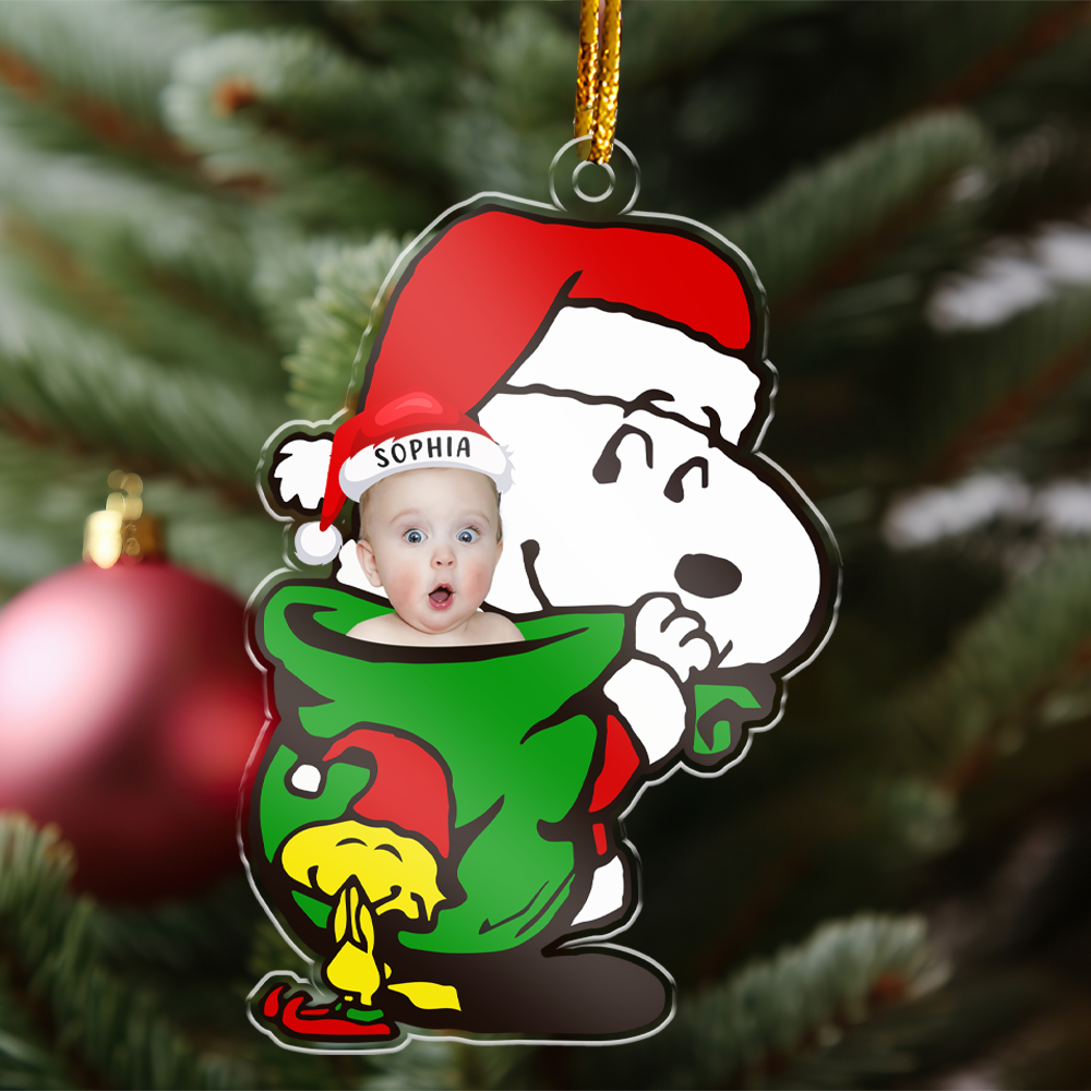 Custom Photo Kid Christmas Ornament Gift For Kid